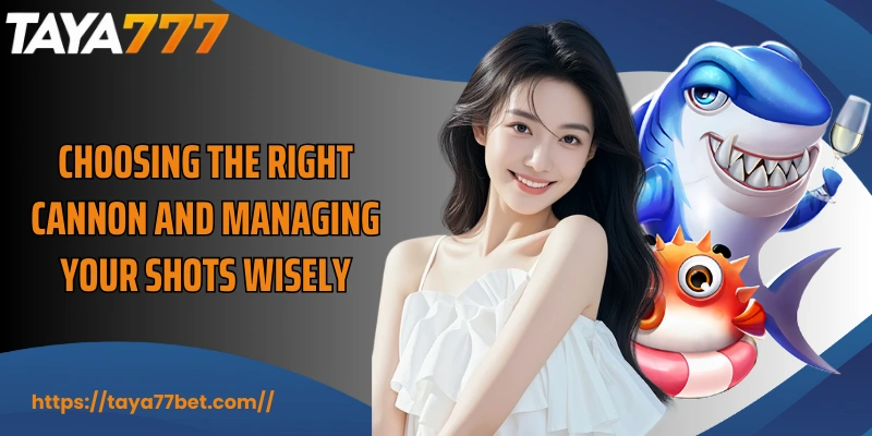 Choosing the right cannon and managing your shots wisely