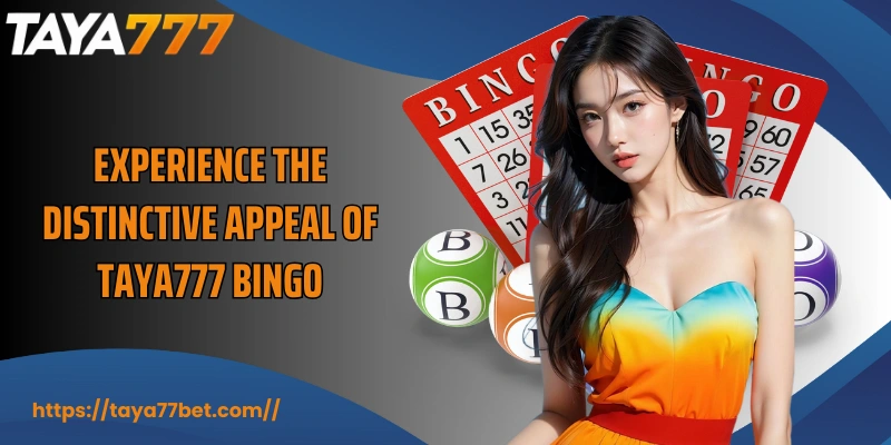 Experience the distinctive appeal of TAYA777 Bingo