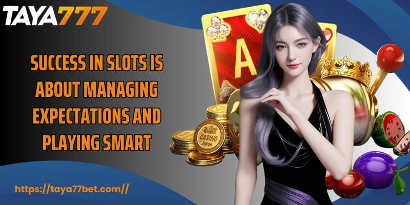 Success in slots is about managing expectations and playing smart.