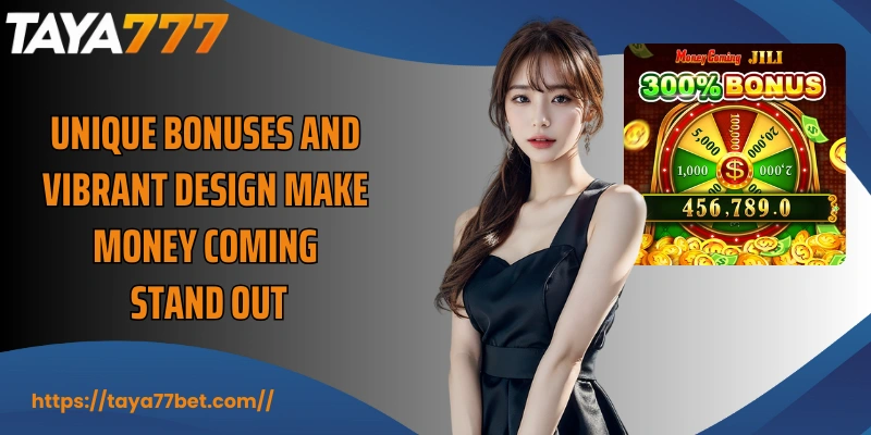 Unique bonuses and vibrant design make Money Coming stand out